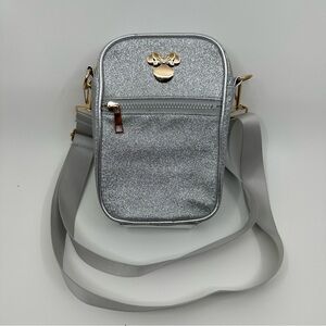 Disney Silver Glitter Crossbody Bag